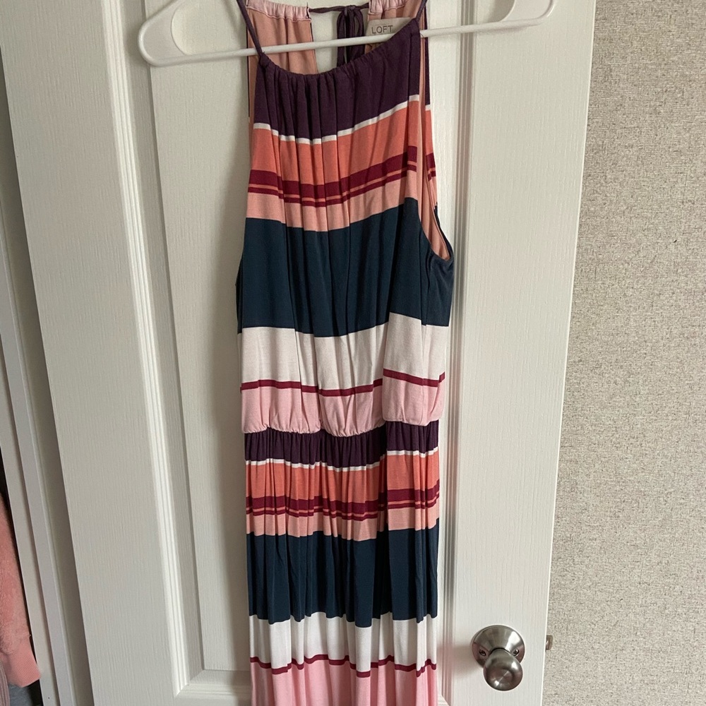 Long silky LOFT dress